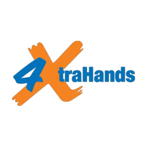 4xtra Hands logo.