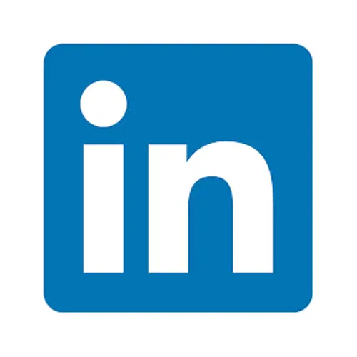 LinkedIn logo.