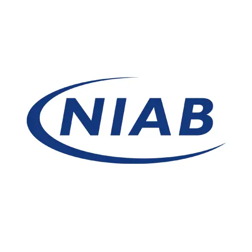 NIAB logo.
